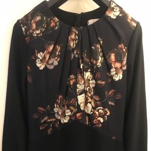 Jason Wu below the knee dress/floral. Rayon/silk